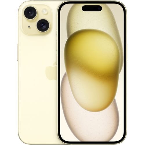 Apple iPhone 15 — 128 Go — Jaune