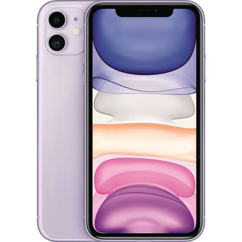 iPhone 11 128 Go — Mauve — Reconditionné (marques d'usage visibles)