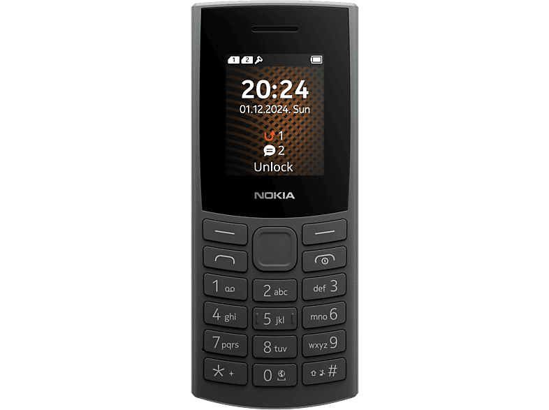 Nokia 105 4G — Gris anthracite