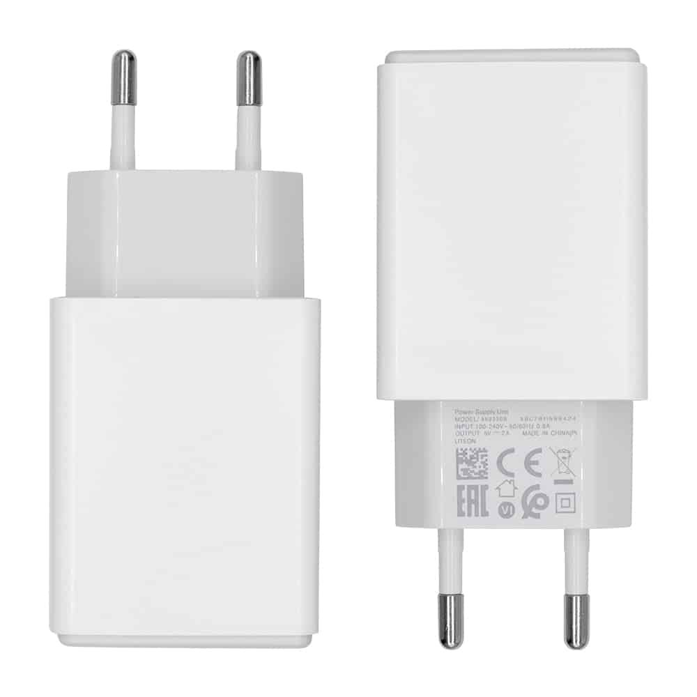 OPPO AK933GB 5V and 2A white charger