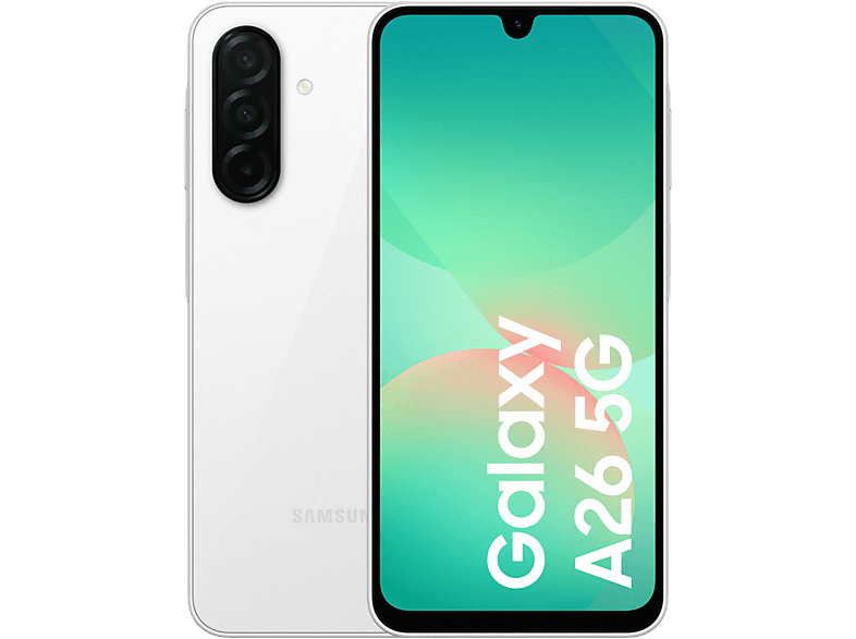 SAMSUNG Galaxy A26 5G — 128 Go — Blanc