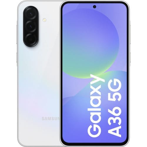 Samsung Galaxy A36 5G — 256 Go, blanc