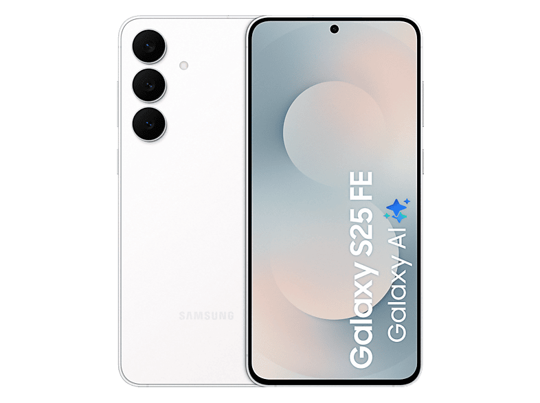 Samsung Galaxy S25 FE — 256 Go, 5G, Blanc