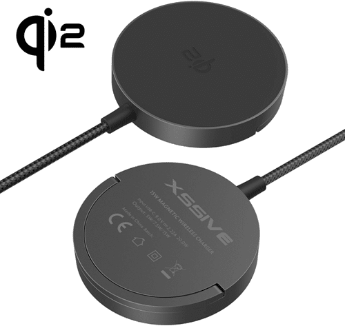 Xssive 15W Wireless Magnetic Charger with Stand XSS-MSW2 - Black | MondiParts B.V.